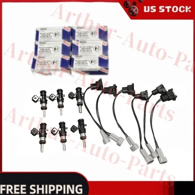NEW Bosch 1000cc EV14 7-Hole Injectors for 03-09 Nissan 350Z 3.5L VQ35HR V6 G35 Foto 1 de 4