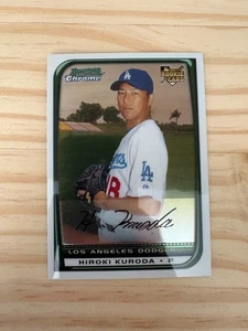 2008 Bowman Chrome #202 Hiroki Kuroda RC - Los Angeles Dodgers - Picture 1 of 2