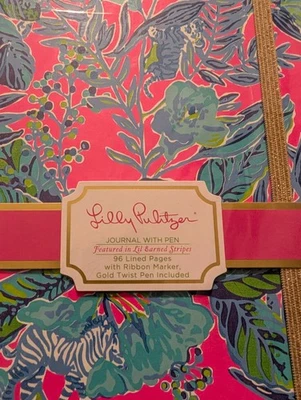 Lilly Pulitzer Journal with Pen, new and unopened, 96 lined pages - Image 1 of 3