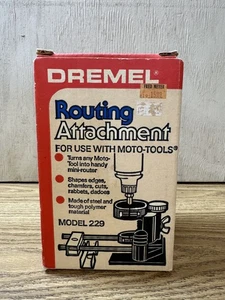 Vintage Dremel Routing Attachment Model 229 Rare For Moto-tools, New/open Box - Bild 1 von 15