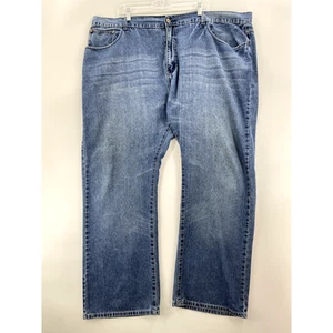 Instant Denim Jeans Men’s Size Actual 50W x 30L Blue Denim Light Wash - Picture 1 of 14