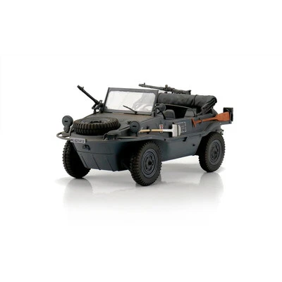 Torro 1/16 RC VW Schwimmwagen T166 Grau – Amphibien Militärfahrzeug RTR - Bild 1 von 3