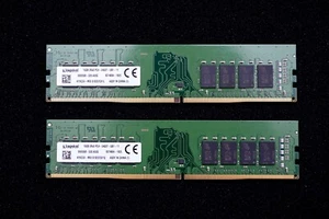 32GB Kit 2x Kingston DDR4-RAM 16GB PC4-2400T UDIMM 2R - KYXC0V-MID 9995598-028 - Afbeelding 1 van 3