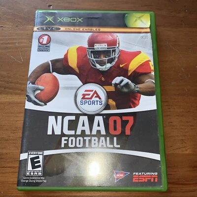 NCAA Football 07 Xbox 360 2007 Video Game Sports EA Sports ESPN USC Cover - Image 1 of 4