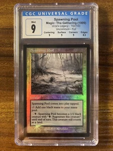MTG✨SPAWNING POOL FOIL✨Urza’s Legacy CGC 9 MINT 1999 UNCOMMON Land Alexander Art - Picture 1 of 2
