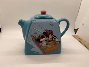 Teiera Topolino, Minnie, Plutone su slitta. super carino  - Foto 1 di 7
