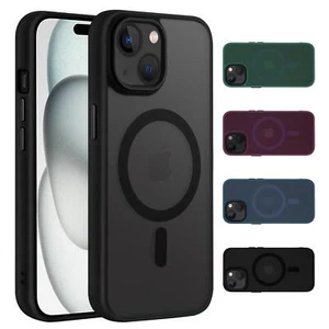 Magnet Hülle für iPhone 15 Pro Plus Max + 2 Displayschutzfolien Slim Cover - Bild 1 von 56