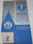 Dog Vermi-Kap Worm Medication - Dr. AC Daniels Empty Box, Vintage