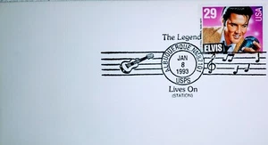 ELVIS PICTORIAL NO CACHET FIRST DAY COVER FDC SINGLE (25 DIFFERENT AVAILABLE) - Picture 1 of 1