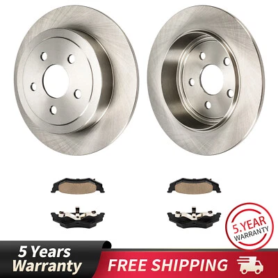 Rotores y pastillas de freno de disco trasero 270,1 mm para Dodge Stratus Plymouth Neon Breeze Foto 1 de 4
