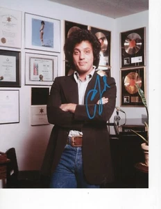 BILLY JOEL SIGNED VINTAGE IN OFFICE 8X10 - Picture 1 of 1