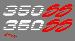 350 SS Cama Puerta Trasera Letras Chevy 1500 Adhesivo Cama Lateral Calcomanías Letras - Imagen 1 de 2
