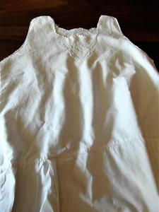  combinaison vintage coton blanc fait main@@old clothe - Picture 1 of 4