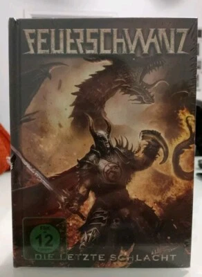 2x DVD 2x Blu Ray + CD NEU + OVP Feuerschwanz Die letzte Schlacht Digibook - Bild 1 von 4