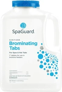 SpaGuard Brominating 1" Tablets (4.5 lbs) Sanitizer for Spas & Hot Tubs - Picture 1 of 2