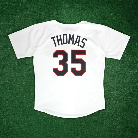 Frank Thomas 1989 Chicago White Sox Men's Home White Cooperstown Jersey Cover