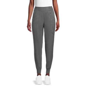ClimateRight by Cuddl Duds Women’s and Women's Plus Scrub Joggers, Gray - Picture 1 of 3