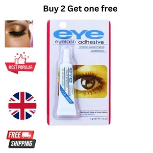 2+ 1 Pack False Eyelash Glue Strip Lash 7g Strong Adhesive Waterproof Clear/Dark - Picture 1 of 10