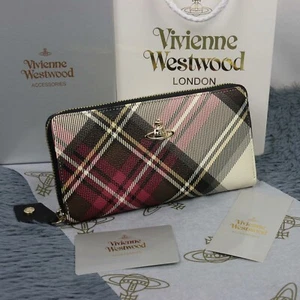 Vivienne Westwood Long Wallet 55VV305 Check pattern new Japan jp - Picture 1 of 6
