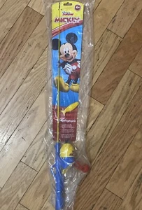 DISNEY JR Mickey Shakespeare 2’ 6” Youth Fishing Pole Rod & Reel Kit Set NEW - Picture 1 of 11