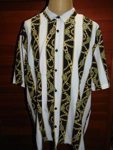 Baroque Gold By Drill Clothing Co Hemd Kurzarmhemd Größe 4X - Bild 1 von 8