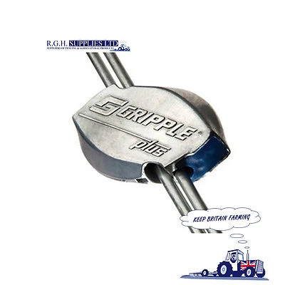 50 Gripple Plus Medium Wire Joiners 2.00-3.25mm - Easily Repair or Join Fences