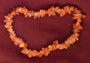 Sylvir Eagle Krafts by Sky. Native American hand made carnelian bracelet - Picture 1 of 3