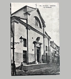 Kathedrale von Ajaccio Frankreich - geteilte Rückseite unbespielt s/w Vintage Postkarte - Bild 1 von 2