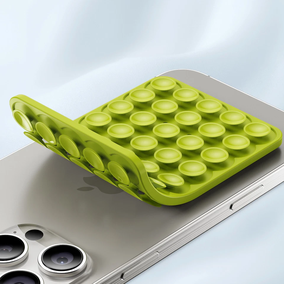 Suction Cup Phone Case Mount Double-Sided Silicone Sticky Phone Stand Holder - Image 1 of 4