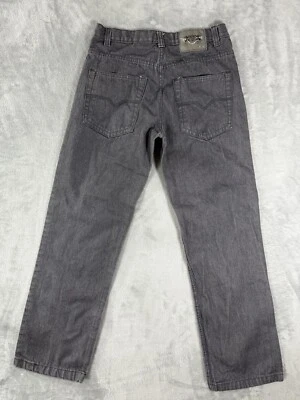 Evolution In Design Jeans Mens 32x32 Grey Denim Straight Fit Y2K - Image 1 of 4