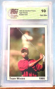 RARE 1995-96 STANFORD PROMO TIGER WOODS RC PG1 GEM MINT 10 - Picture 1 of 2