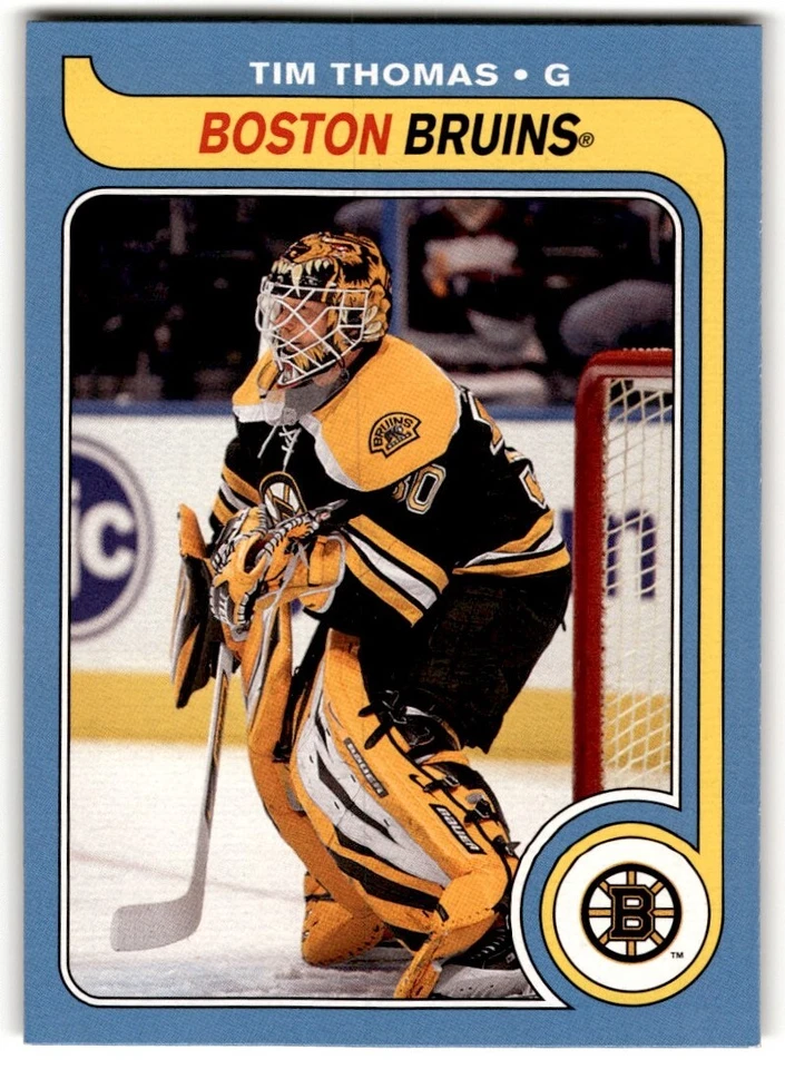 2008-09 O-Pee-Chee '79-80 Retro Tim Thomas #128 Boston Bruins - Image 1 of 2