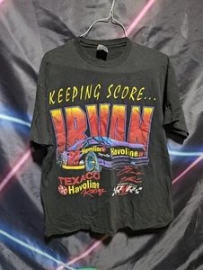 Camisa NASCAR XL Ernie Irvan Texaco Havoline Racing Keeping Score Años 90 - Imagen 1 de 7
