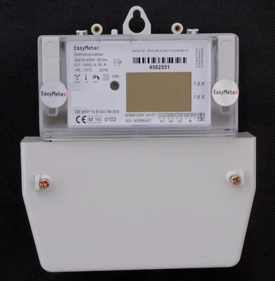 EasyMeter Drehstromzähler Wechselstromzähler 5/60A  230V 400V Digital Q3BA - Bild 1 von 3