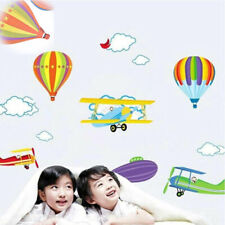 Hot Air Balloon Plane 1PC Wall Sticker high quality Kids Room Decoration cute
