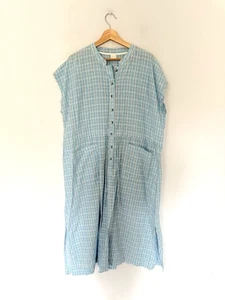 Poetry Dress Size 16 Black Check Gingham Shirt Woven Cotton Button Up Midi - Picture 1 of 9