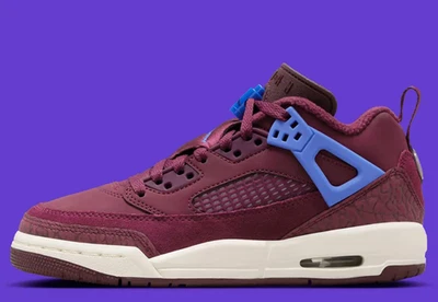 Nike Air Jordan Spizike Low (GS) Bordeaux Purple Blue FQ3950-641 Size - Image 1 of 4