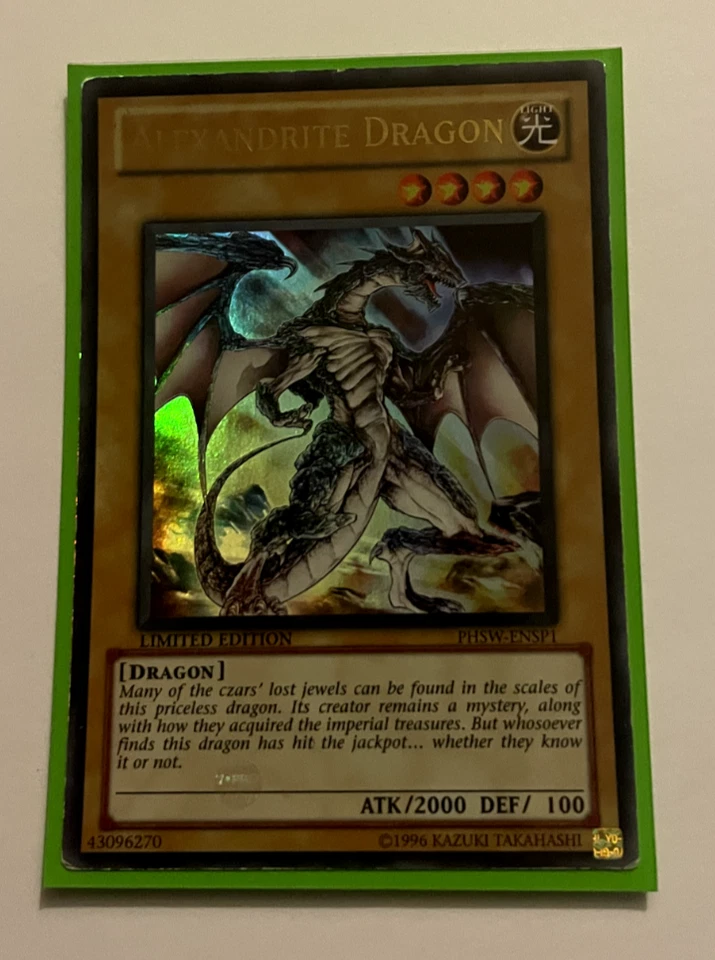 Yu-Gi-Oh! - Alexandrite Dragon - PHSW-ENSP0 -Ultra Rare - Limited Edition - Image 1 of 1