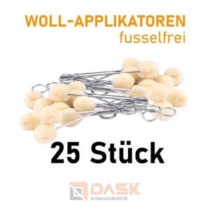 Applikator 105mm Primerwischer Wollwischer – Baumwoll Applikatoren 25 Stück - Bild 1 von 2