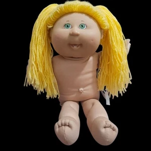2004 Cabbage Patch Kid Play Along PA-9 blonde Haare grüne Augen untere Zähne sehr guter Zustand - Bild 1 von 18
