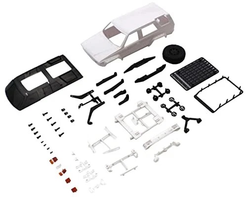 Kyosho Toyota 4 Runner (Hilux Surf) With Accessory Parts Unpainted White MXN04 - Image 1 of 1