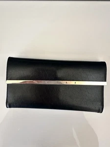 Vintage Guess Black Trifold Wallet Billfold - Picture 1 of 5