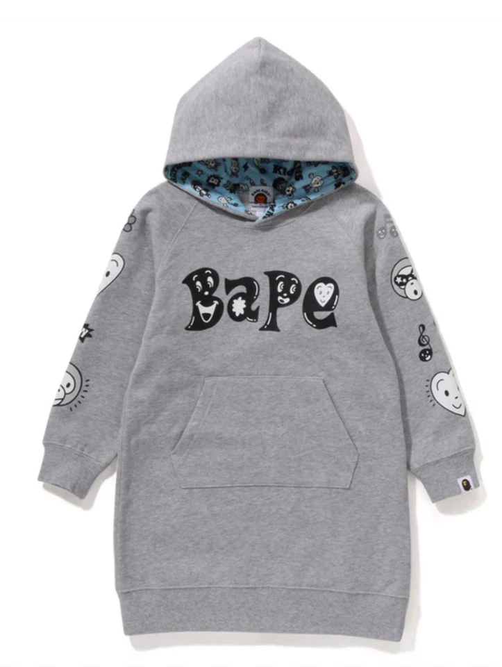 Bape Kids x Chocomoo Sudadera con Capucha Una Pieza Gris Talla 90 K Foto 1 de 1