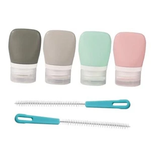 4Pcs Squeeze Salad Dressing Bottles, Leakproof Mini Sauce Condiment Bottles - Picture 1 of 8