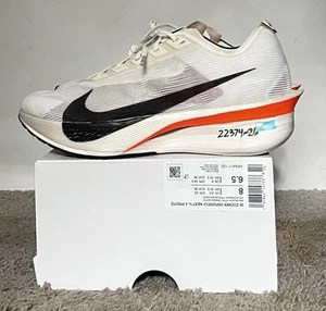 Size 8W- Nike Vaporfly Next% 4 Proto Sail/Black Orange White HF6411-100 - Picture 1 of 7