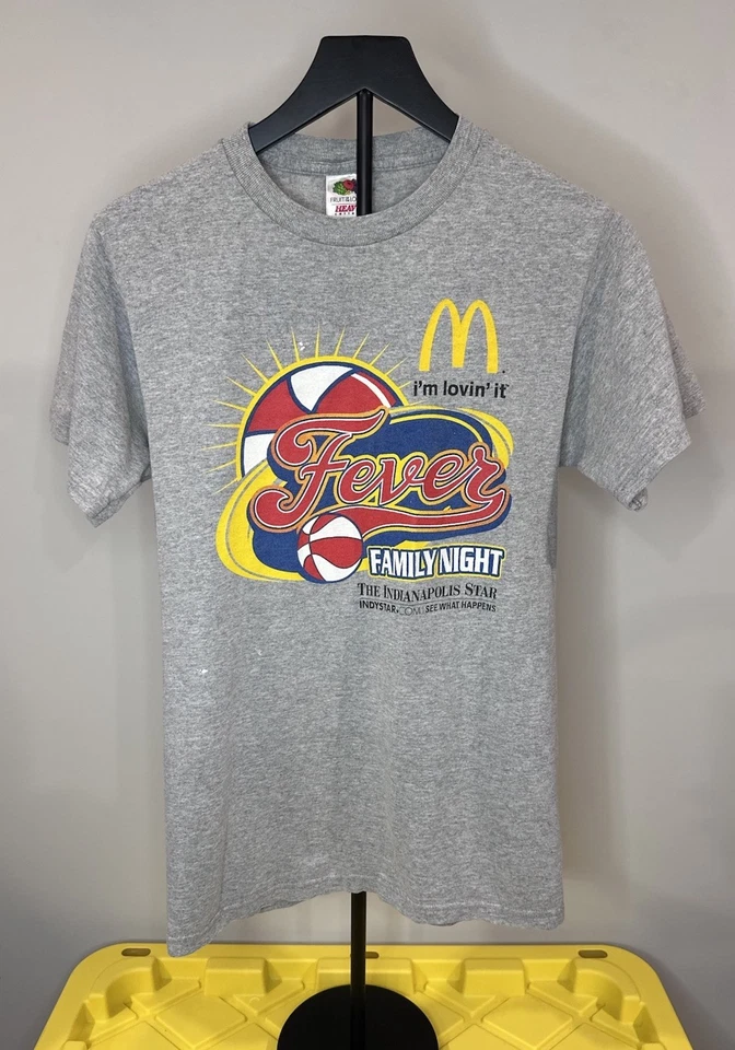 Camiseta De Colección Indiana Fever McDonald’s Family Night Talla Pequeña Y2K Indy Star Foto 1 de 4