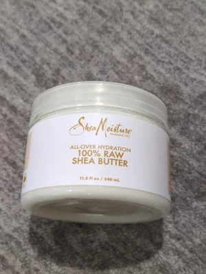 Hidratación integral SheaMoisture para ultra curación para piel seca 100 % karité crudo pero Foto 1 de 4