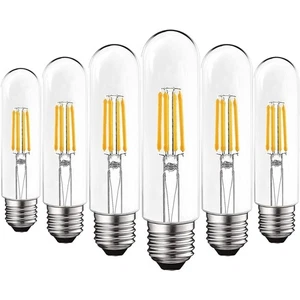 Luxrite T10 LED Bulb, 5W=60W Equivalent, 4000K Cool White, Damp Rated 6-Pack - Picture 1 of 7