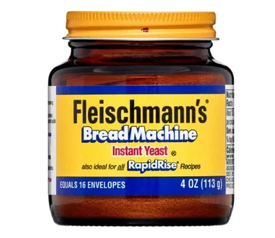 Fleischmann's Classic Bread Machine fermento instantâneo frasco de 4 oz. - Imagem 1 de 3