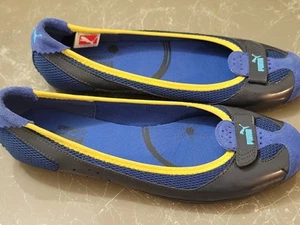 Puma Damen blau Ballerina flach Komfort Schuhe, Größe 8,5 US - Bild 1 von 7